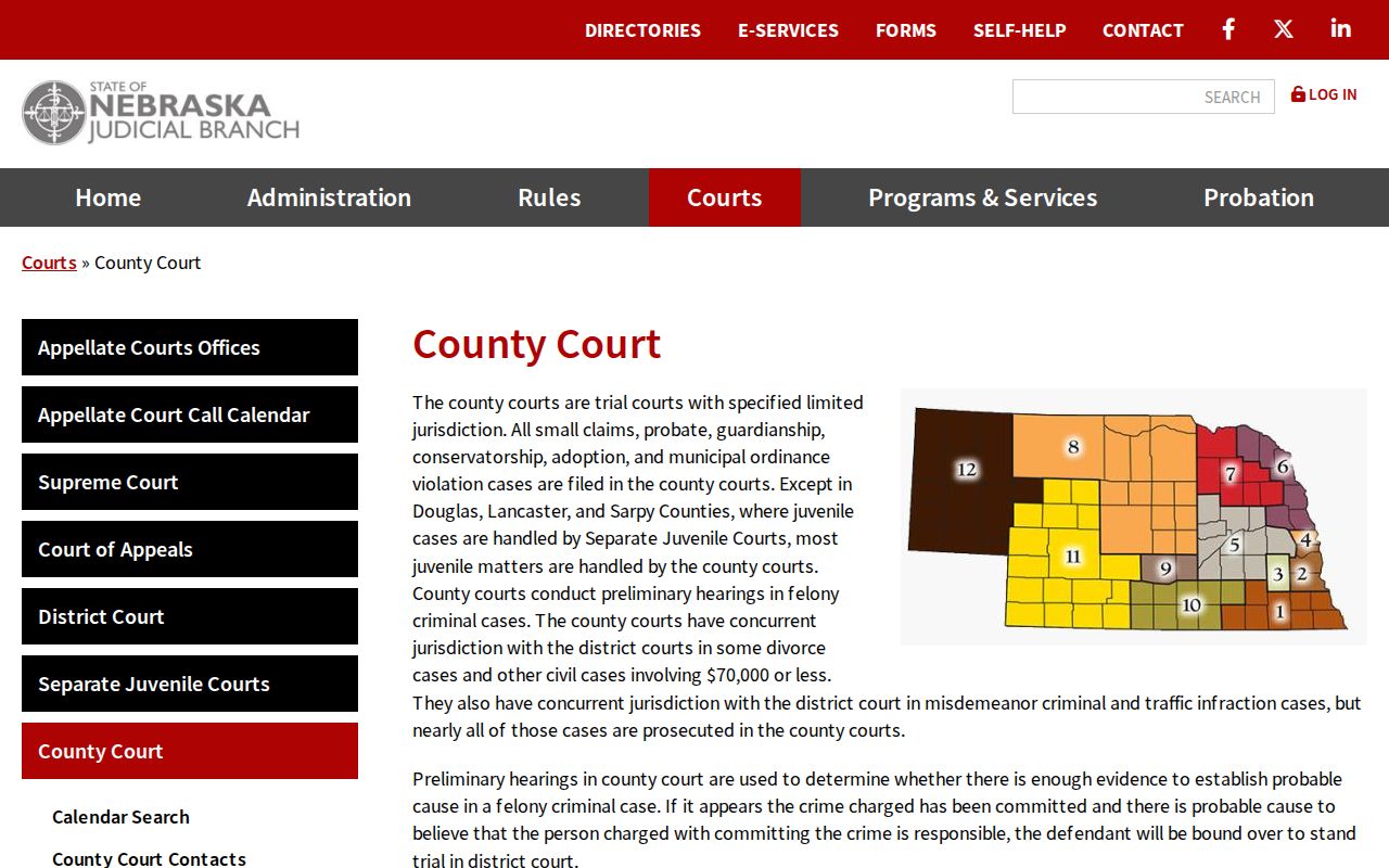 Kimball County municipal warrant County Court jurisdiction page