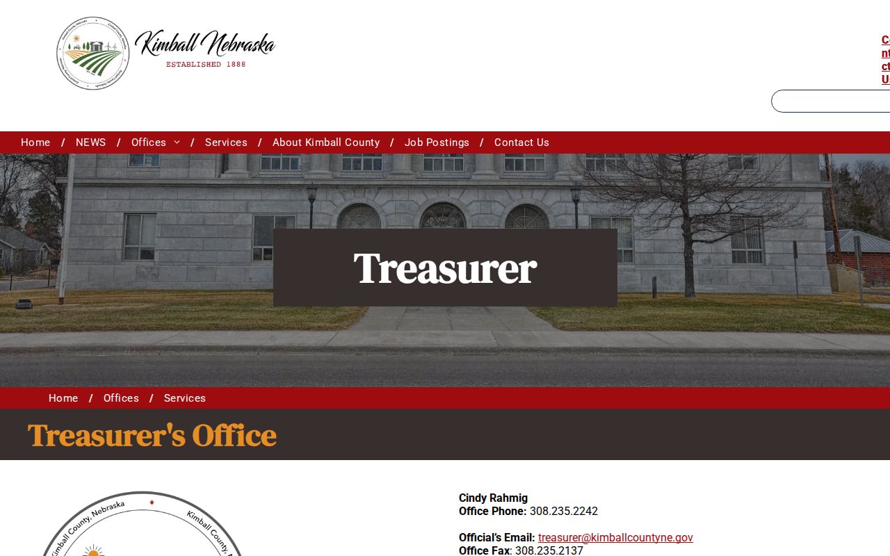 Kimball County municipal warrant courthouse access route